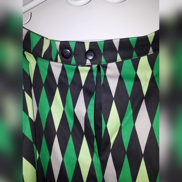 NWT XL Gloria dress removable peplum in Green House Harlequin Pinup Couture - Picture 6 of 8